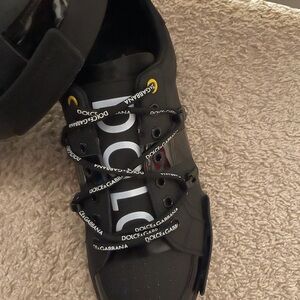 Dolce & Gabbana Black Logo Sneakers